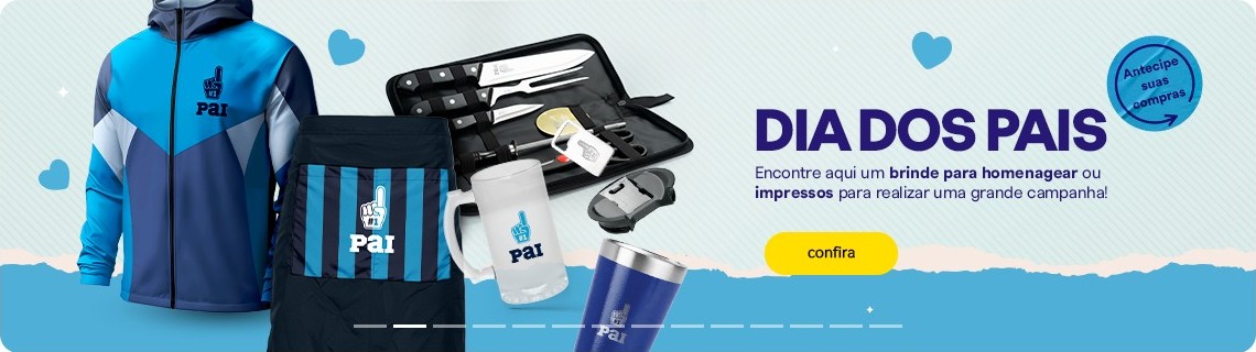 Dia dos Pais - brindes e impressos personalizados