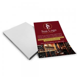 PAPEL TIMBRADO APERGAMINHADO - 90g 150 x 210 mm 4x0 (Colorido 1 lado).   